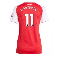Arsenal Gabriel Martinelli #11 Hjemmedrakt Kvinner 2025-26 Kortermet